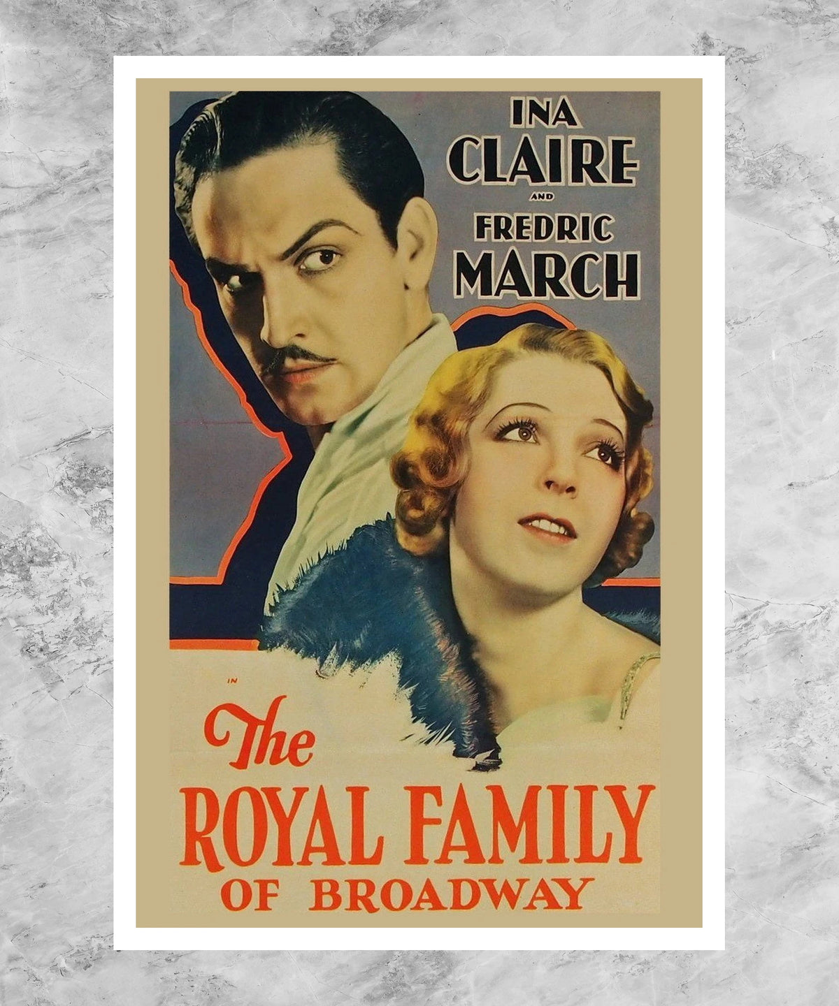 The Royal Family of Broadway Poster