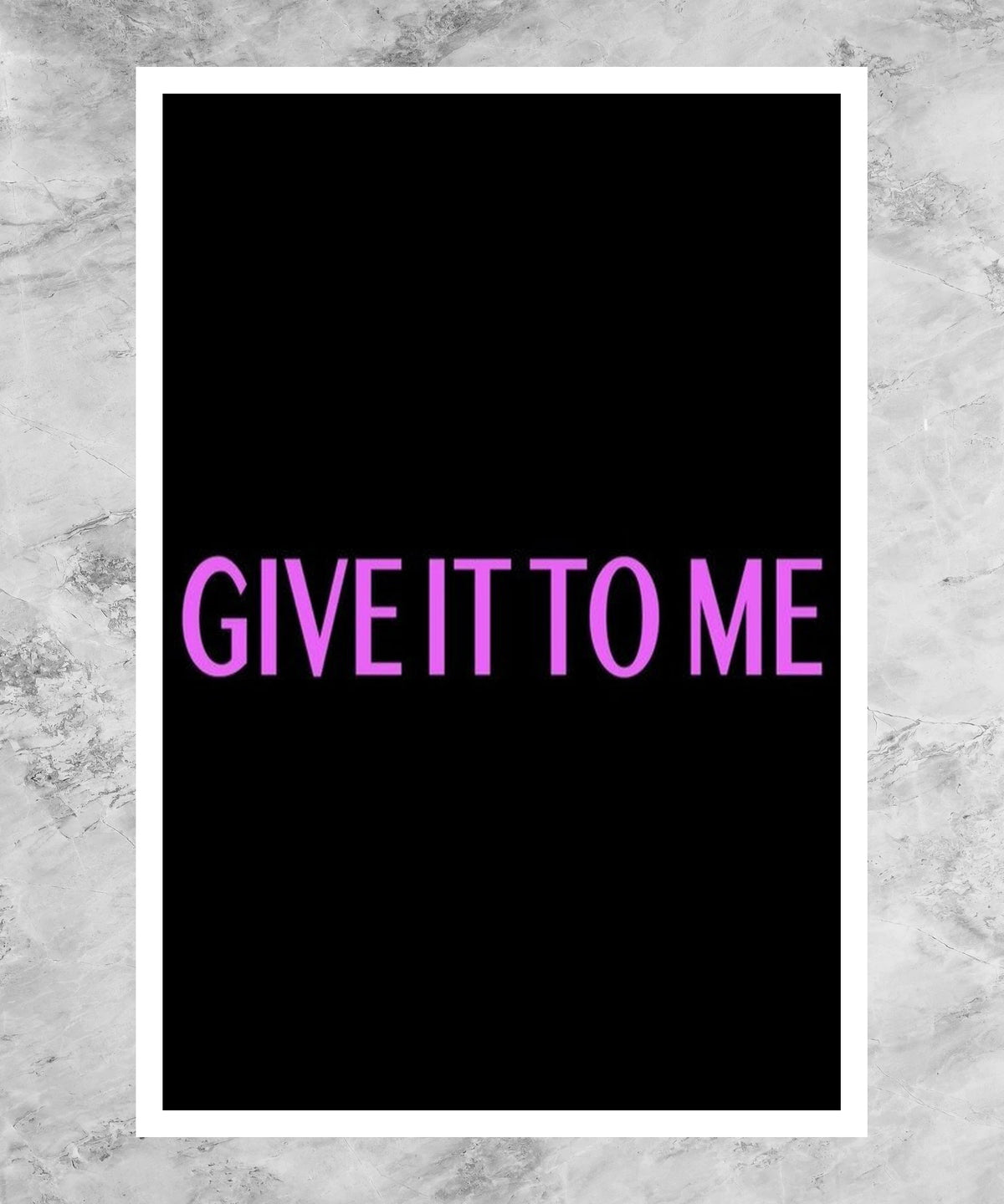 Give It to Me Poster