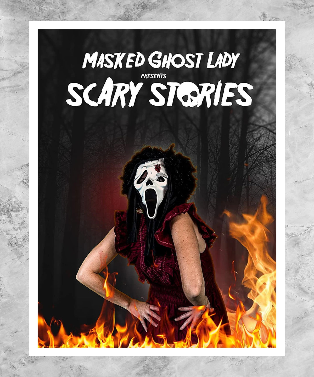 Masked Ghost Lady presents Scary Stories Poster