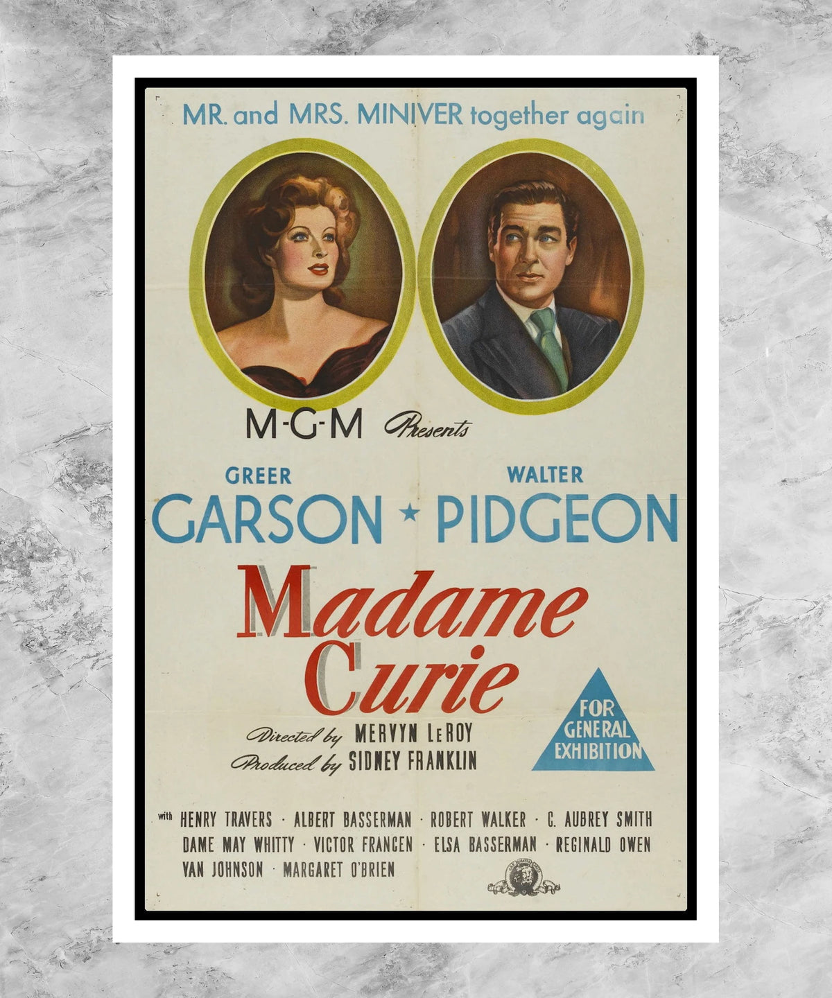 Madame Curie Poster
