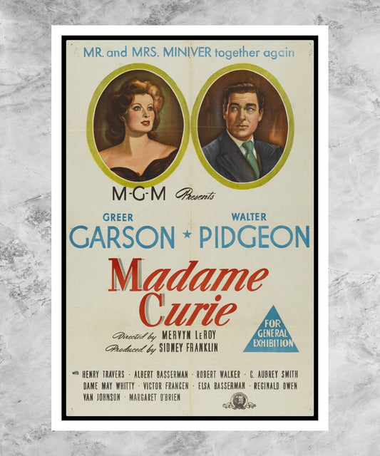 Madame Curie Poster