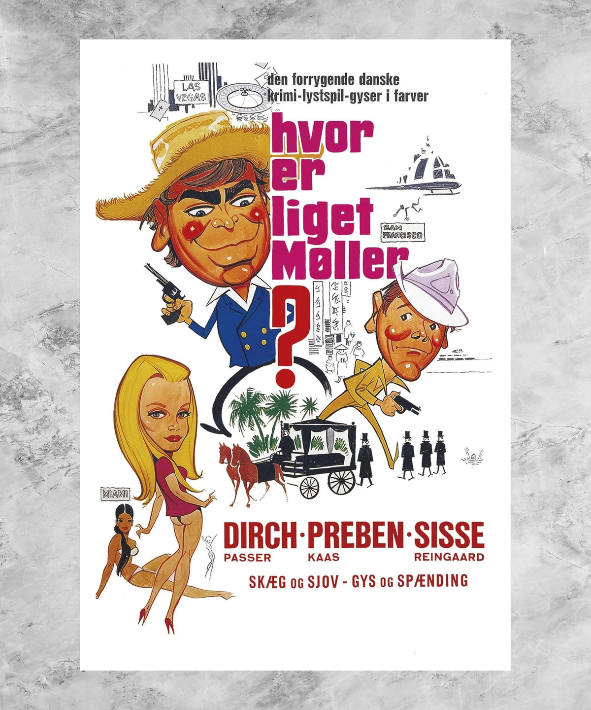 Hvor er liget, Møller? Poster