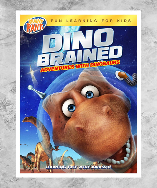 Dino Brained Poster