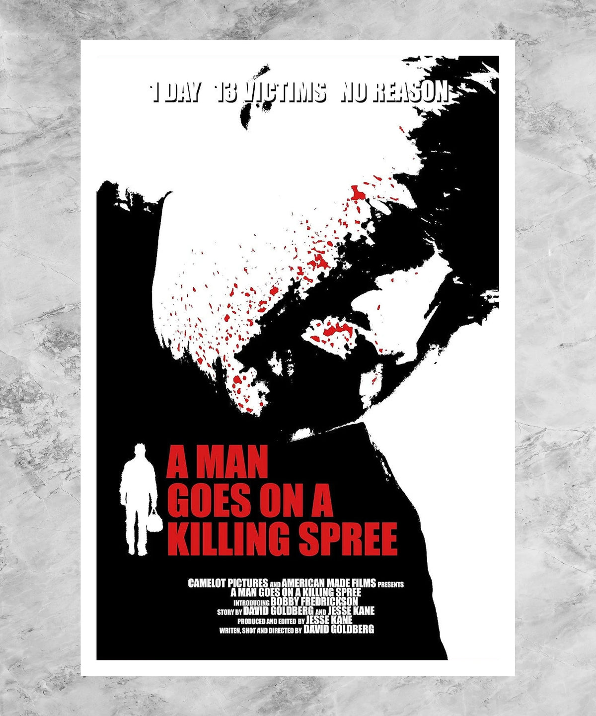 A Man Goes on a Killing Spree Poster