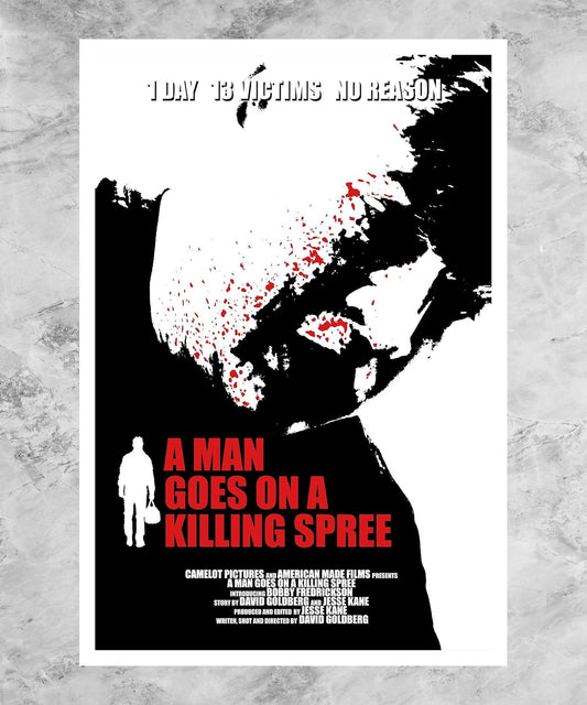 A Man Goes on a Killing Spree Poster