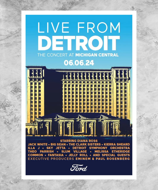 Live from Detroit: The Concert at Michigan Central Poster