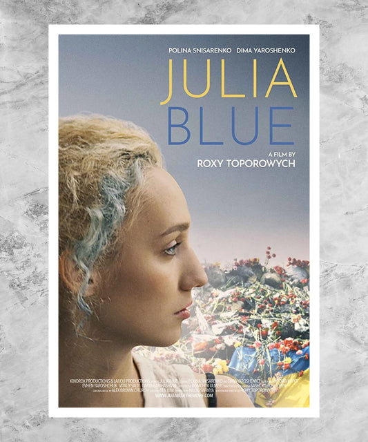 Julia Blue Poster